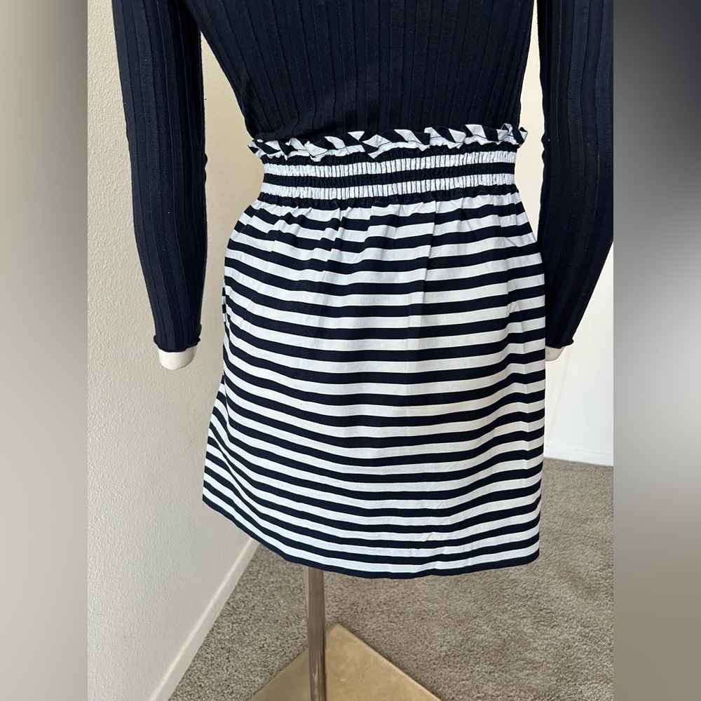 BUNDLE 2 J Crew SKIRTS Striped Nautical AND gray Wool Blend-00 - Picture 6 of 16